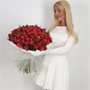Букет из 101 розы Кения Таказия 50 см 3932