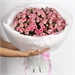 25 кустовых розовых роз 3874