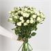 25 кустовых белых роз 3886
