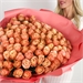 101 персиковая роза Кахала 60 см 2994