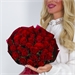 Букет из 35 роз Кения Рэд Рибон 50 см 4007