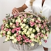 Корзина из роз кустовых Микс 2942